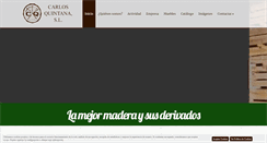 Desktop Screenshot of maderasquintana.com
